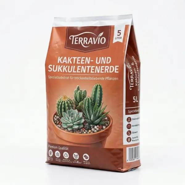 Terravio Kakteen- und Sukkulentenerde 5L